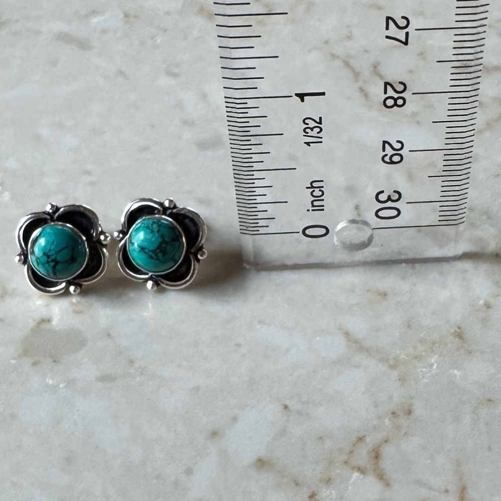 NWOT Sundance Spirit of the West Earrings, Turquoise, Sterling Silver - Picture 5 of 5